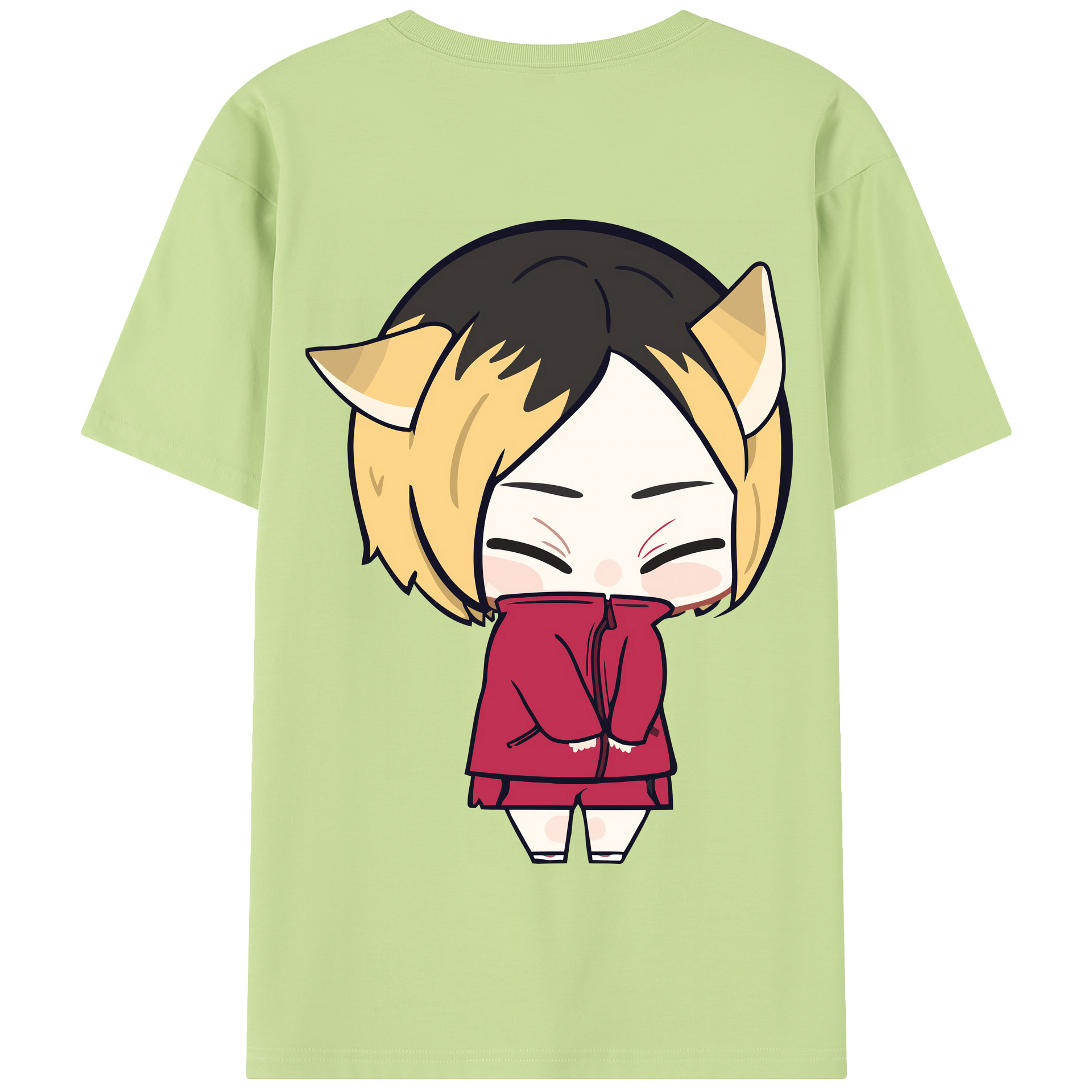 （画像用） ハイキュー!! Haikyu!! 綿100％半袖Tシャツ（背面プリント）
